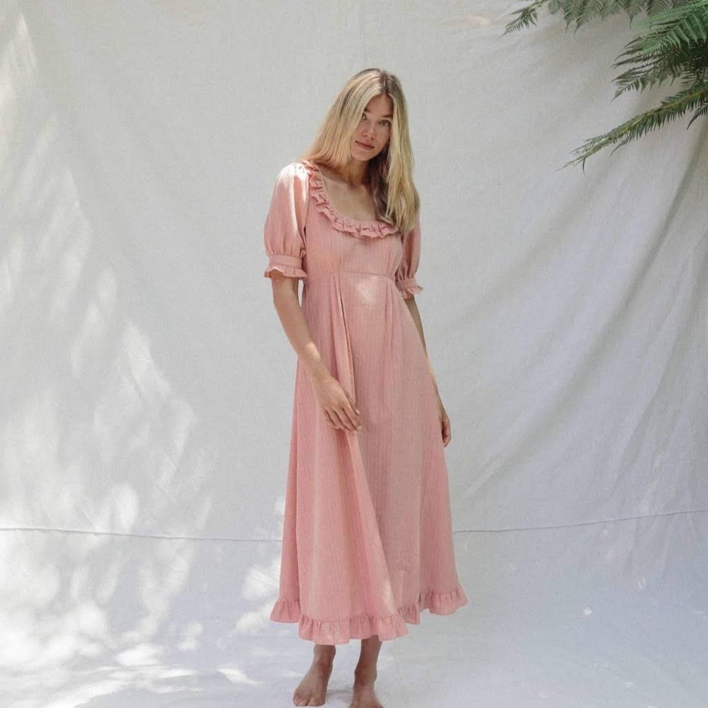 NWT Christy Dawn Meadow Dress, Ojai Sunset, Sz L